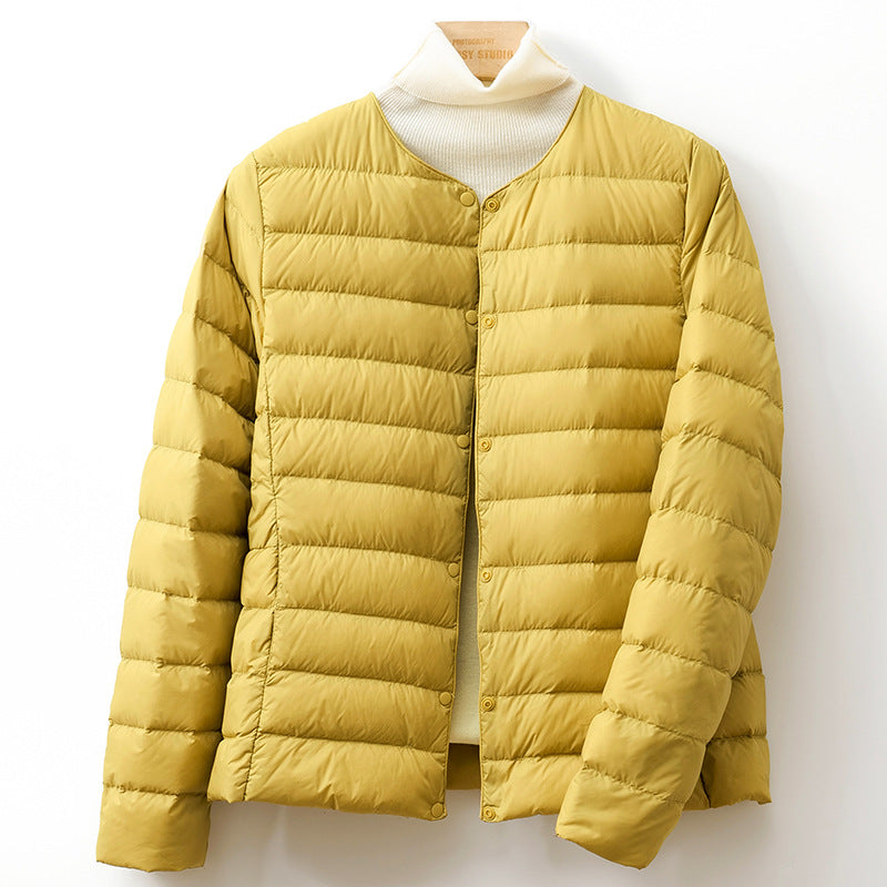 Lightweight Women's Down Puffer Jacket — Duck Down Coat 1
