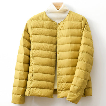 Lightweight Women's Down Puffer Jacket — Duck Down Coat 1