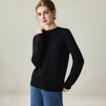 Pullover Damen Rundhals — Slim Fit Feinstrick 6