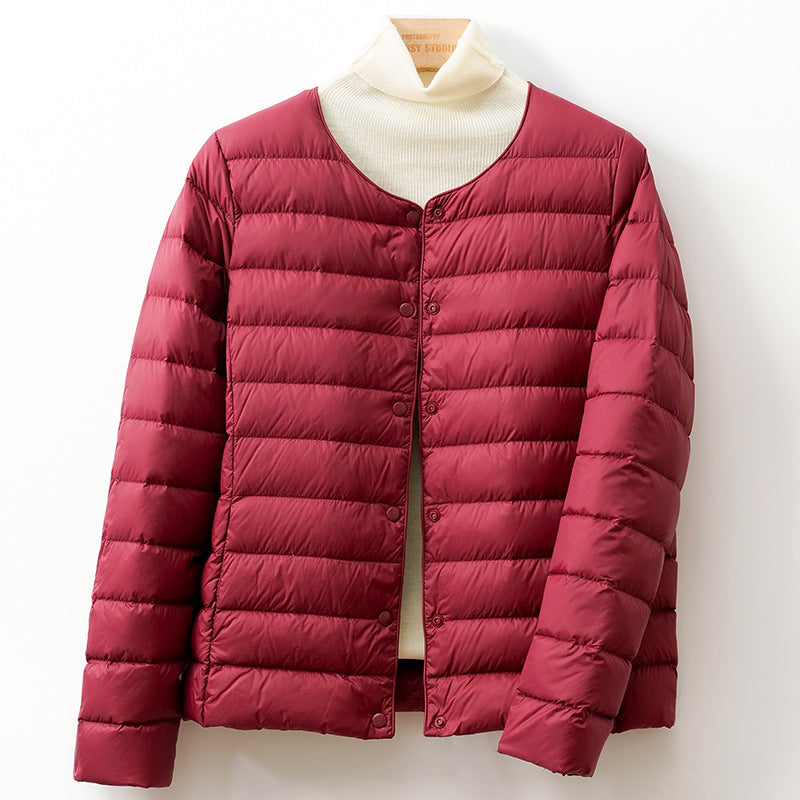 Lightweight Women's Down Puffer Jacket — Duck Down Coat 7