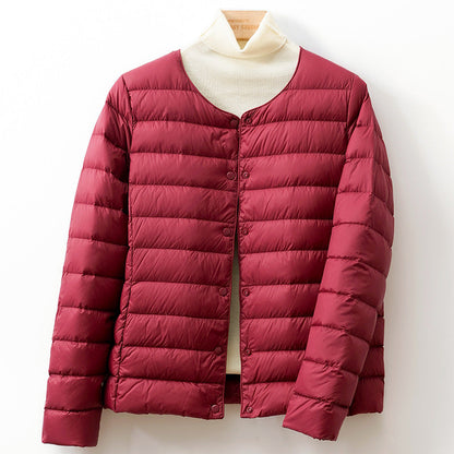 Lightweight Women's Down Puffer Jacket — Duck Down Coat 7