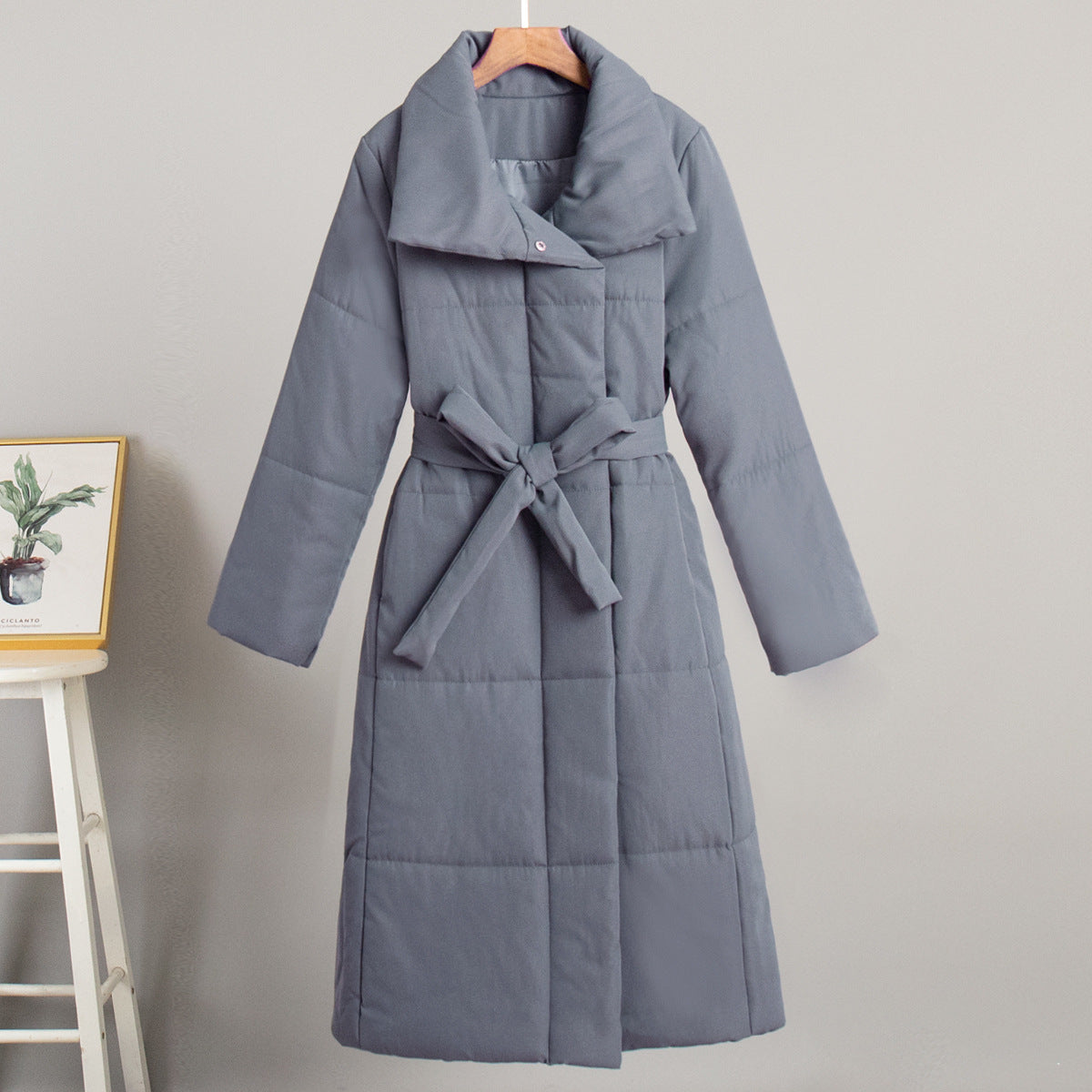 Fenice Long Women's Coat Oversized — Quilted Winter Style 5