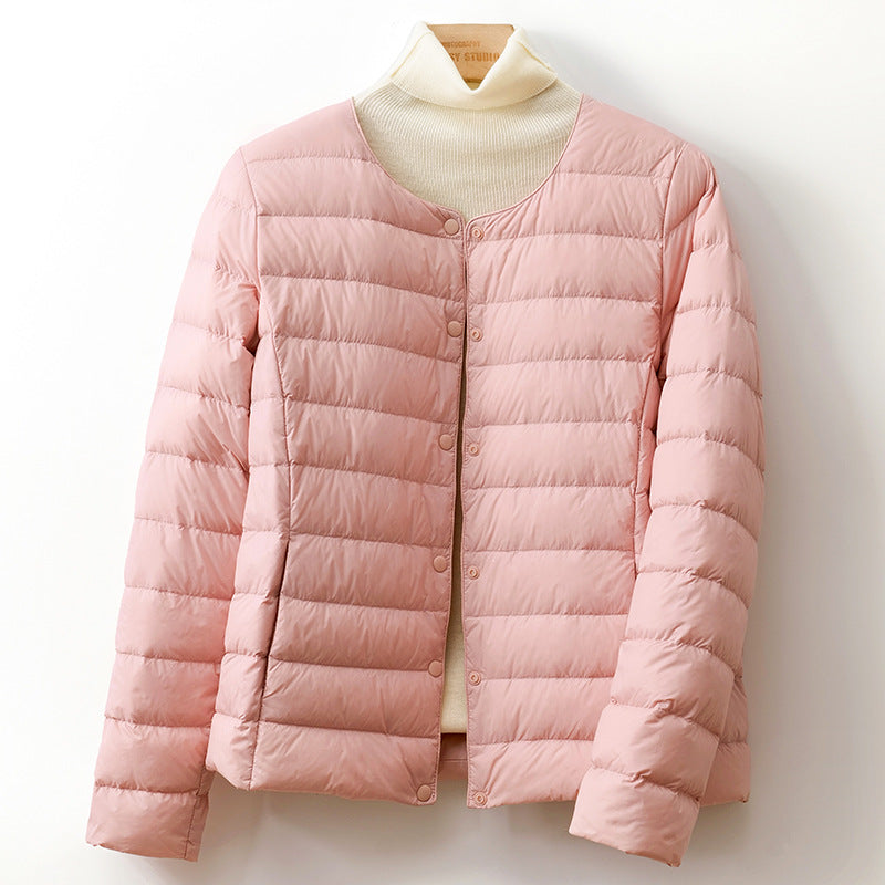 Lightweight Women's Down Puffer Jacket — Duck Down Coat 8