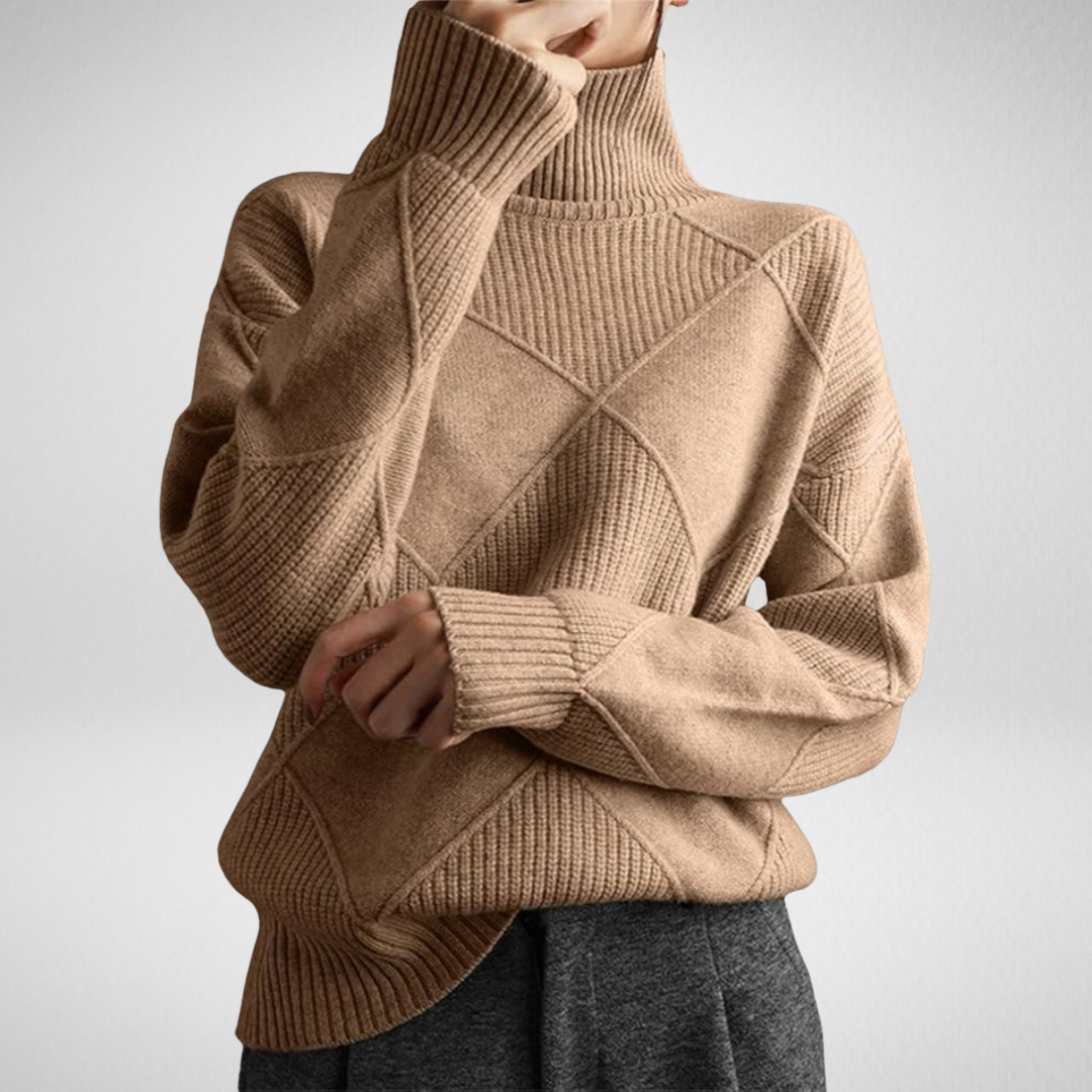 Women's Soft Turtleneck Sweater Relaxed Fit XS–3XL 1