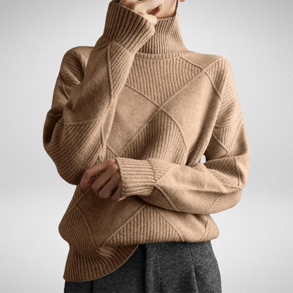 Women's Soft Turtleneck Sweater Relaxed Fit XS–3XL 1