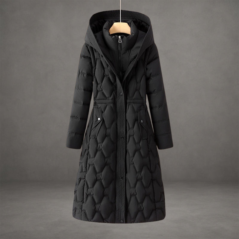 Lizza Longline Hooded Down Coat — Waterproof Winter Jacket 4