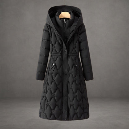 Lizza Longline Hooded Down Coat — Waterproof Winter Jacket 4