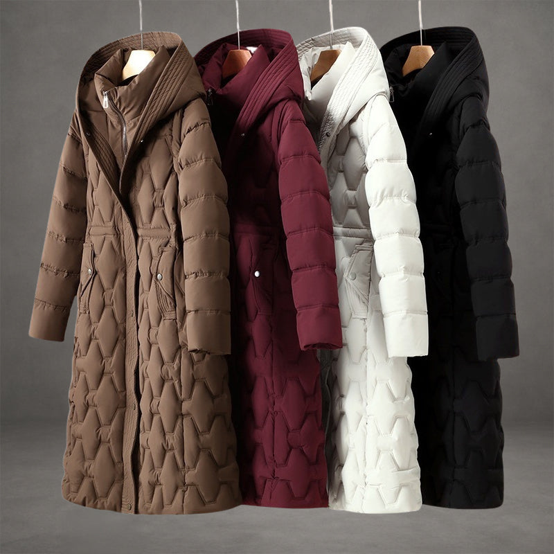 Lizza Longline Hooded Down Coat — Waterproof Winter Jacket 9