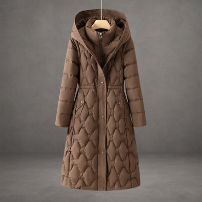 Lizza Longline Hooded Down Coat — Waterproof Winter Jacket 3