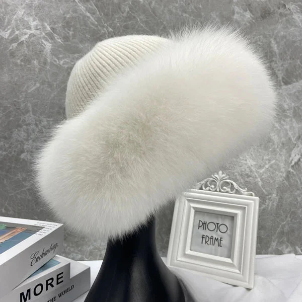 Amavelle Warm Winter Beanie Hat – Elegant Soft Rim for Women 5