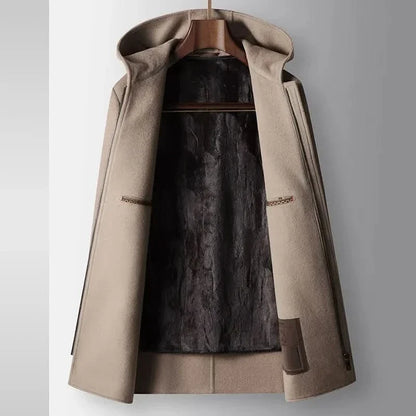 Hooded Wool Coat 100% Wool — Women's Winter Jacket 2