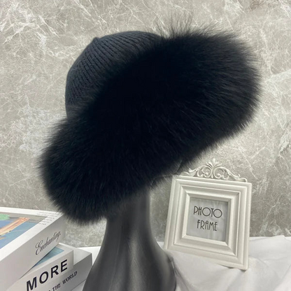 Amavelle Warm Winter Beanie Hat – Elegant Soft Rim for Women 4