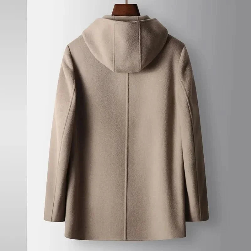 Hooded Wool Coat 100% Wool — Women's Winter Jacket 3