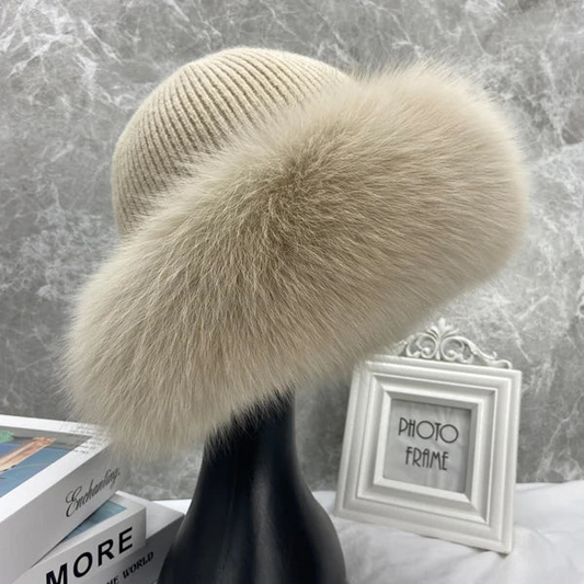Amavelle Warm Winter Beanie Hat – Elegant Soft Rim for Women 1