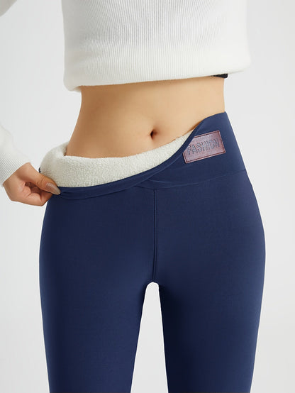High-Waist Thermal Fleece Leggings Women — Cozy Winter 14