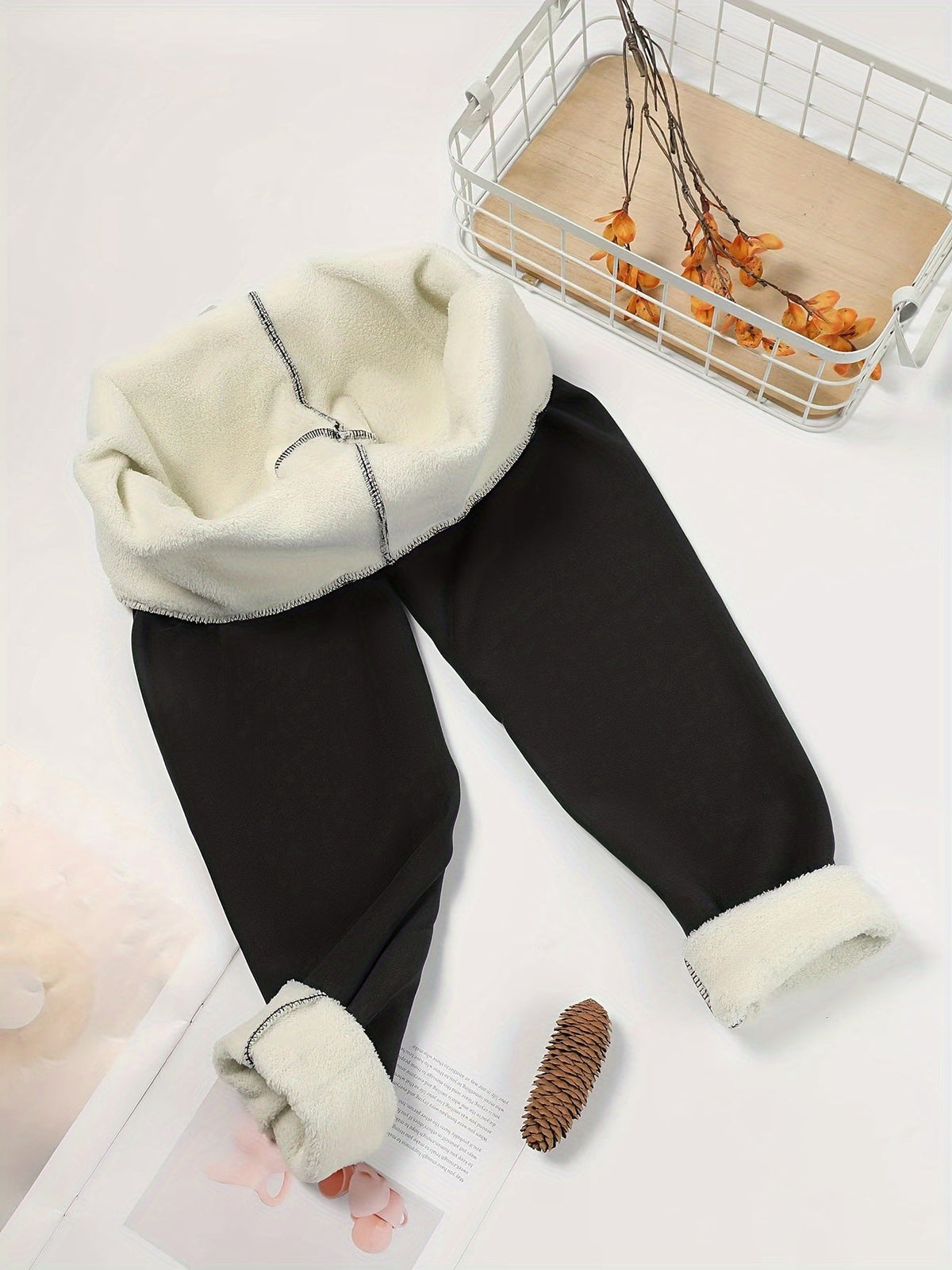 High-Waist Thermal Fleece Leggings Women — Cozy Winter 5