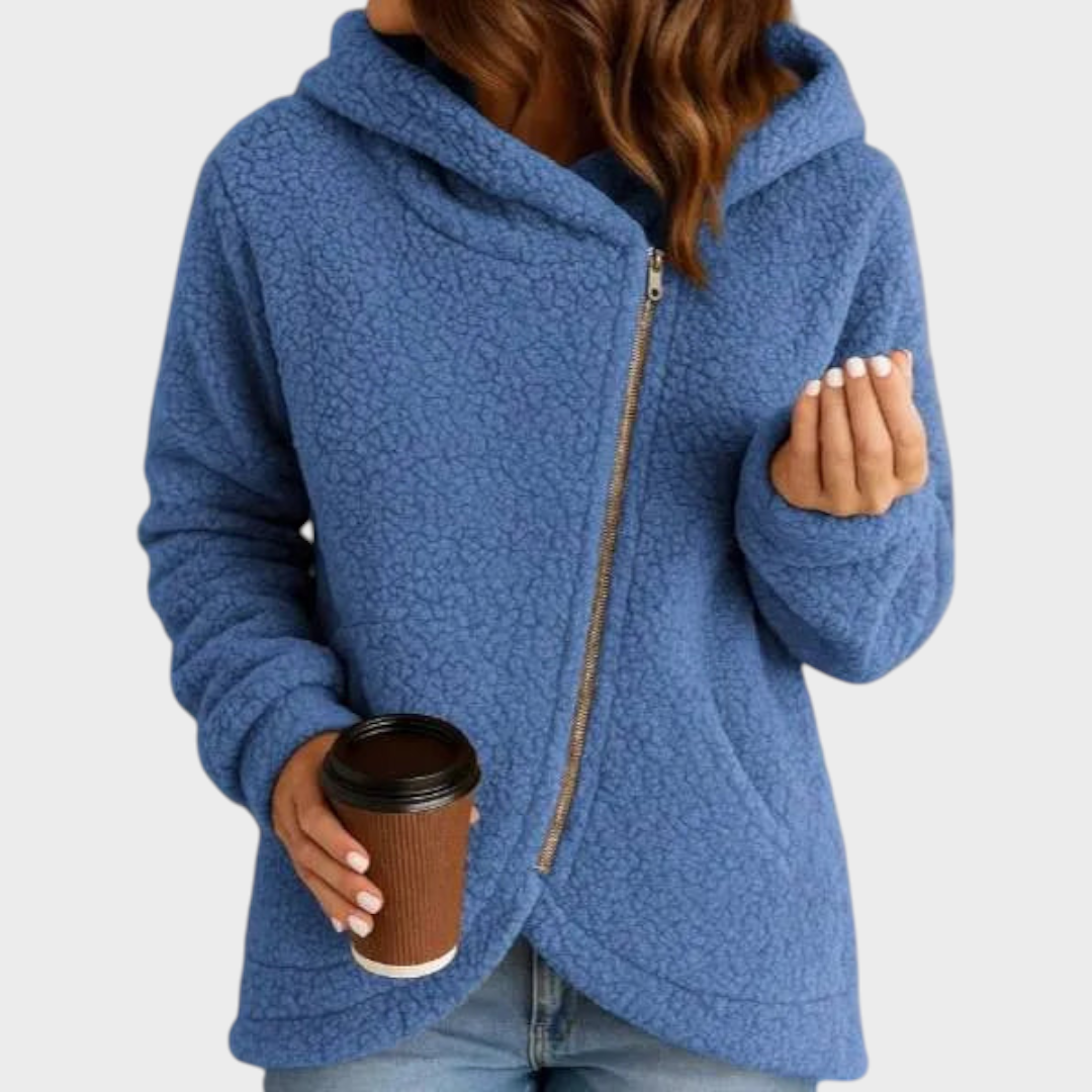 Women's Oversize Wool Sweatshirt — Long Sleeve Casual Top 2