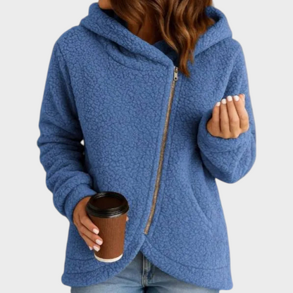 Women's Oversize Wool Sweatshirt — Long Sleeve Casual Top 2