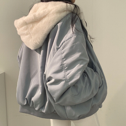 Women's Reversible Hooded Jacket — 2-in-1 Winter Coat 3