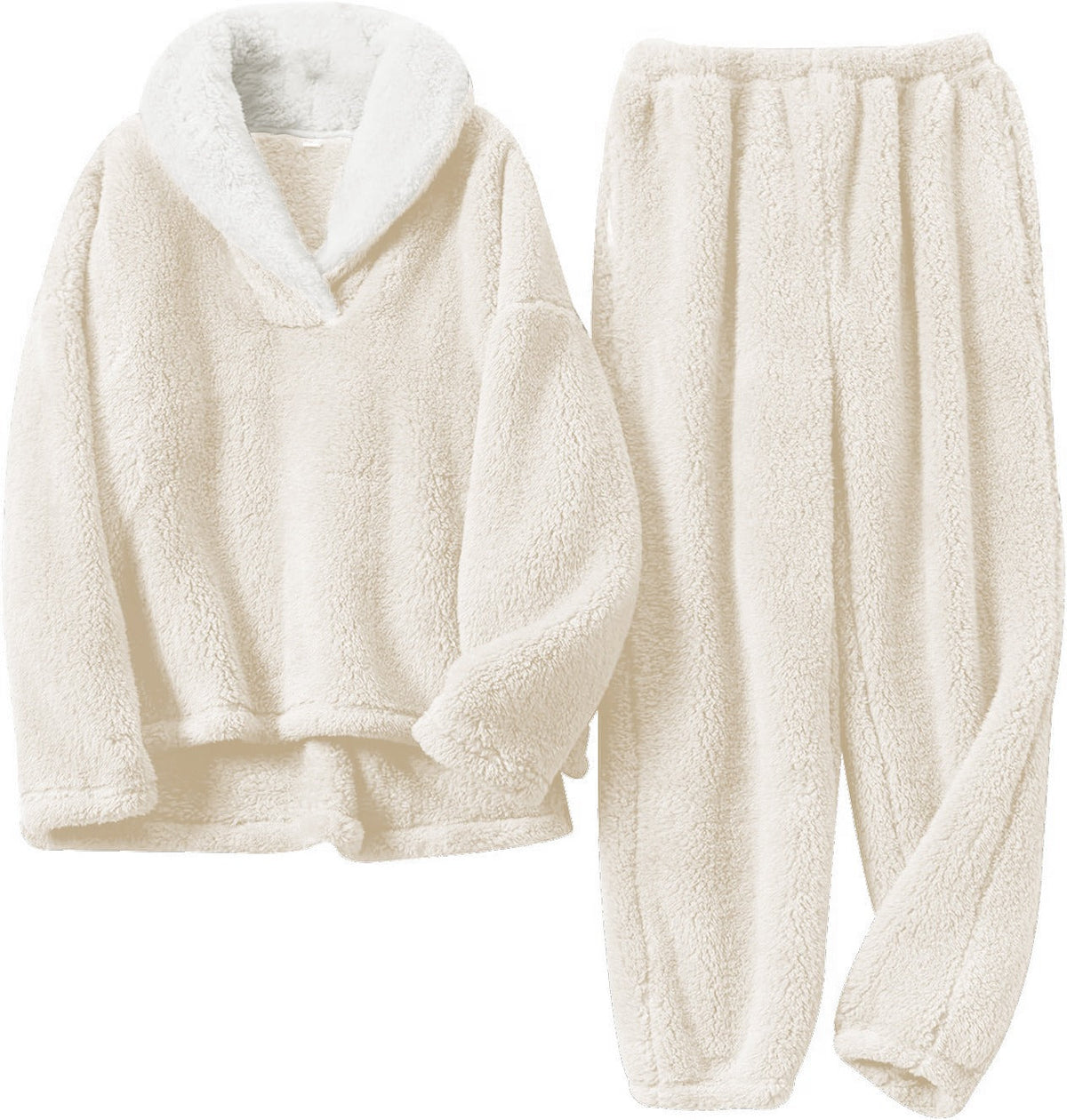 Women's Fleece Loungewear Set — 2-Piece Cozy Home Suit 1