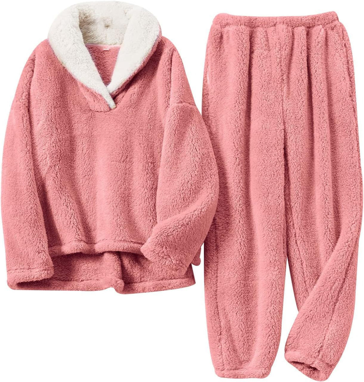 Women's Fleece Loungewear Set — 2-Piece Cozy Home Suit 2