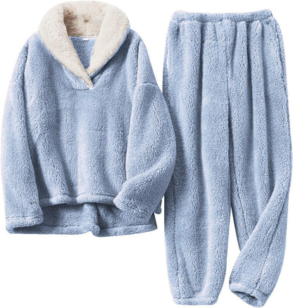 Women's Fleece Loungewear Set — 2-Piece Cozy Home Suit 4