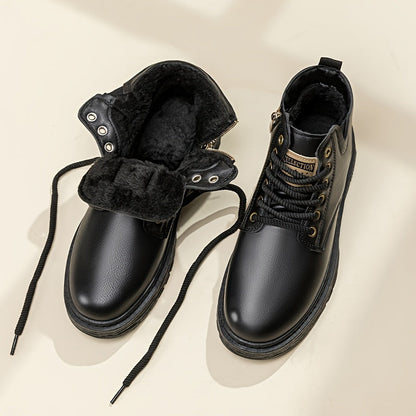 Brynfall Women's Winter Boots — Lined Lace-Up with Grip Sole 1