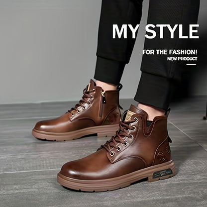 Brynfall Women's Winter Boots — Lined Lace-Up with Grip Sole 7
