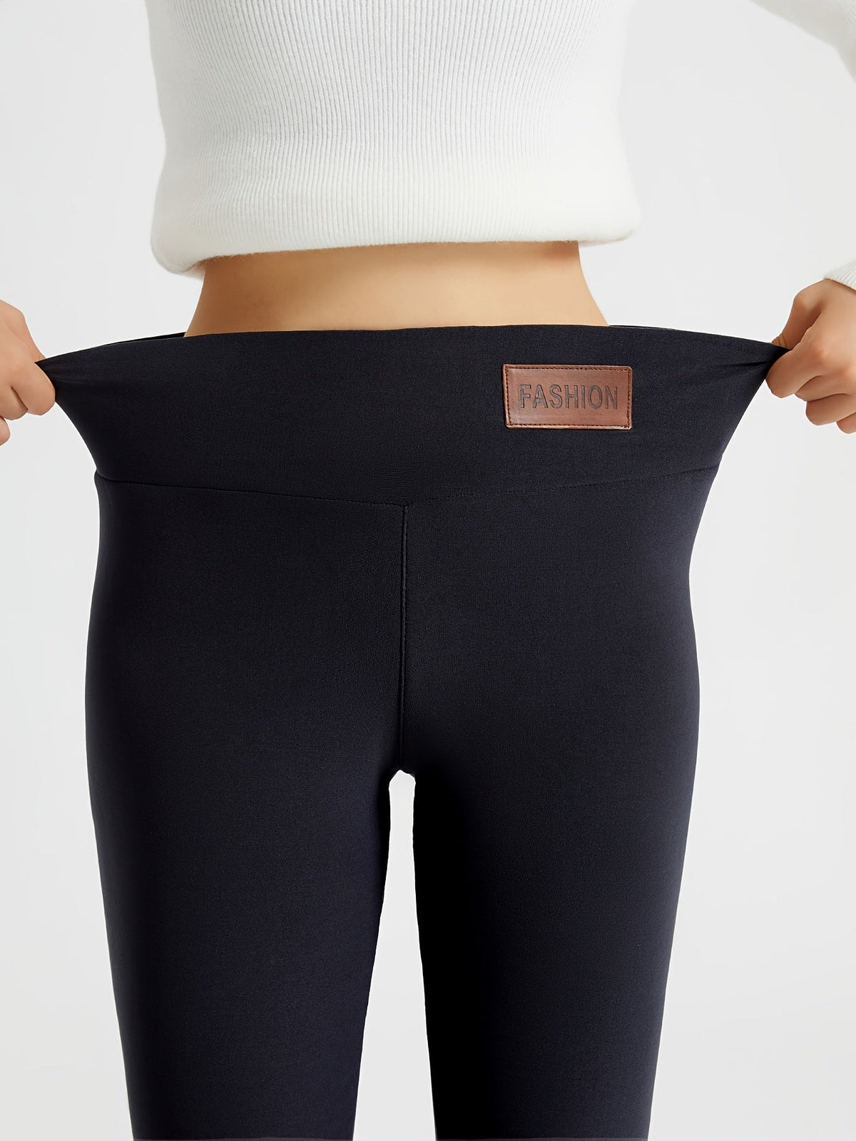 High-Waist Thermal Fleece Leggings Women — Cozy Winter 8