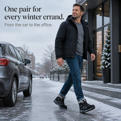 Women's Lined Winter Ankle Boots — Non-Slip Fleece Lining 9