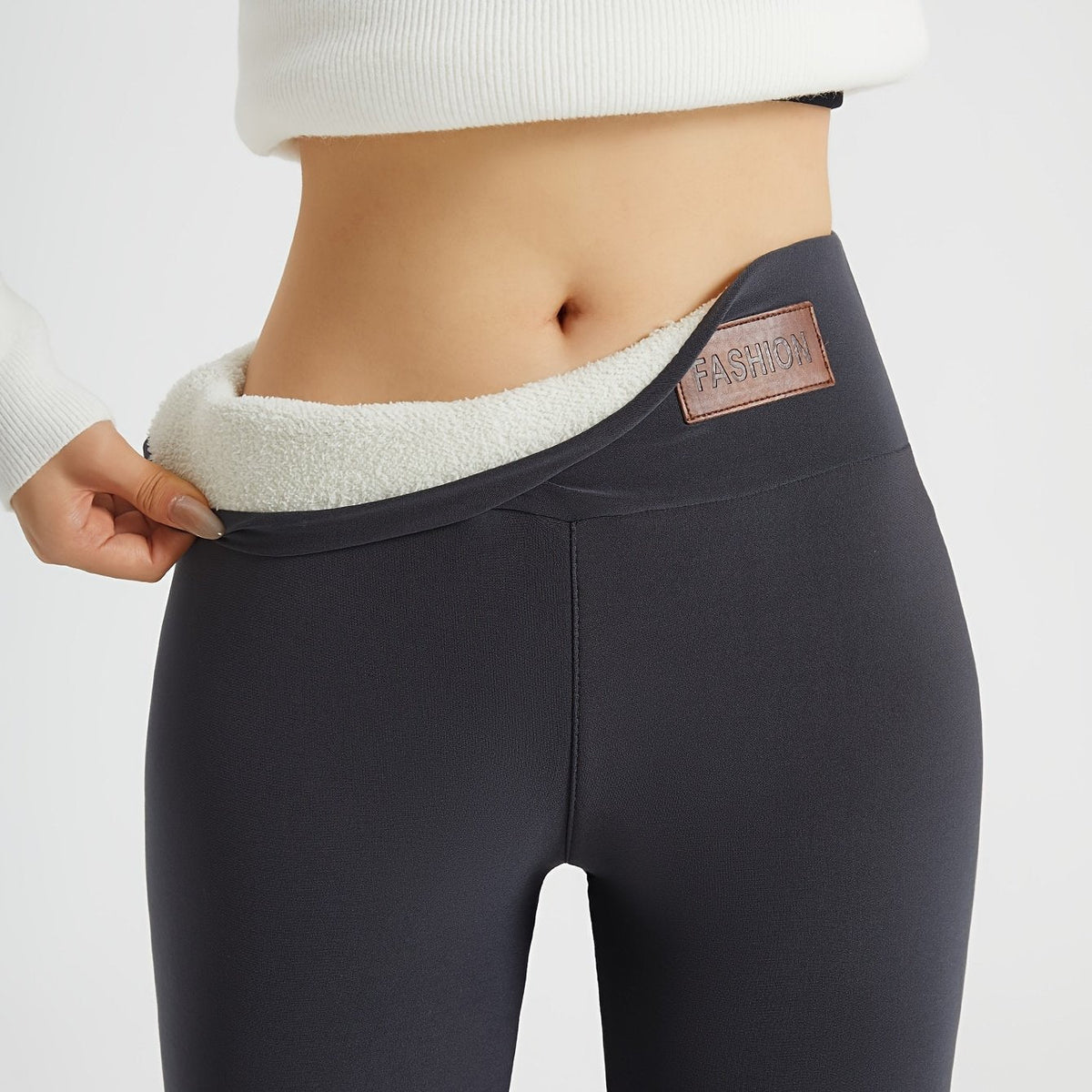 High-Waist Thermal Fleece Leggings Women — Cozy Winter 20