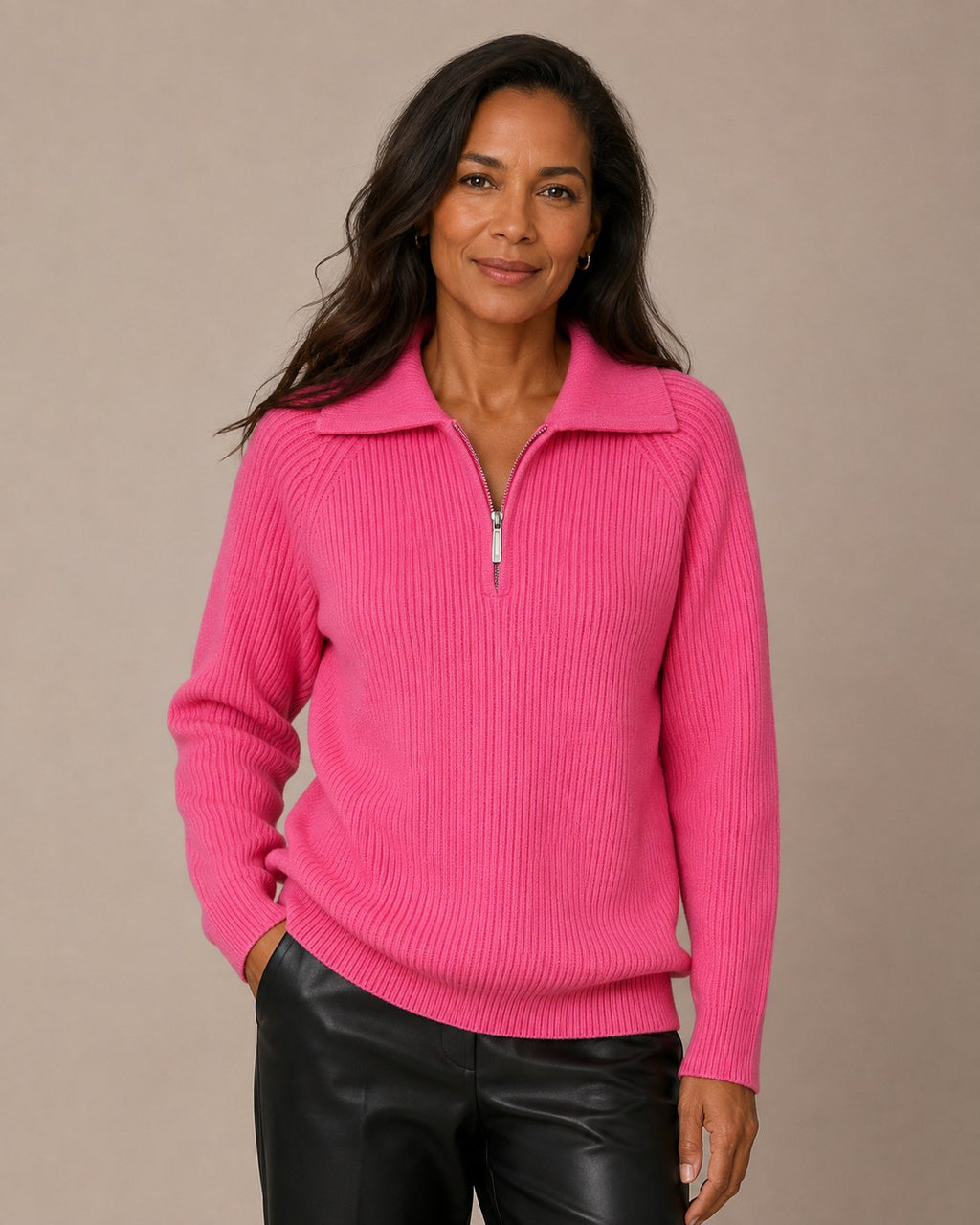 Jackyee – Damen – Feinstrick – Eleganter Pullover