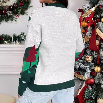 Weihnachtspullover Damen mit Rollkragen 4