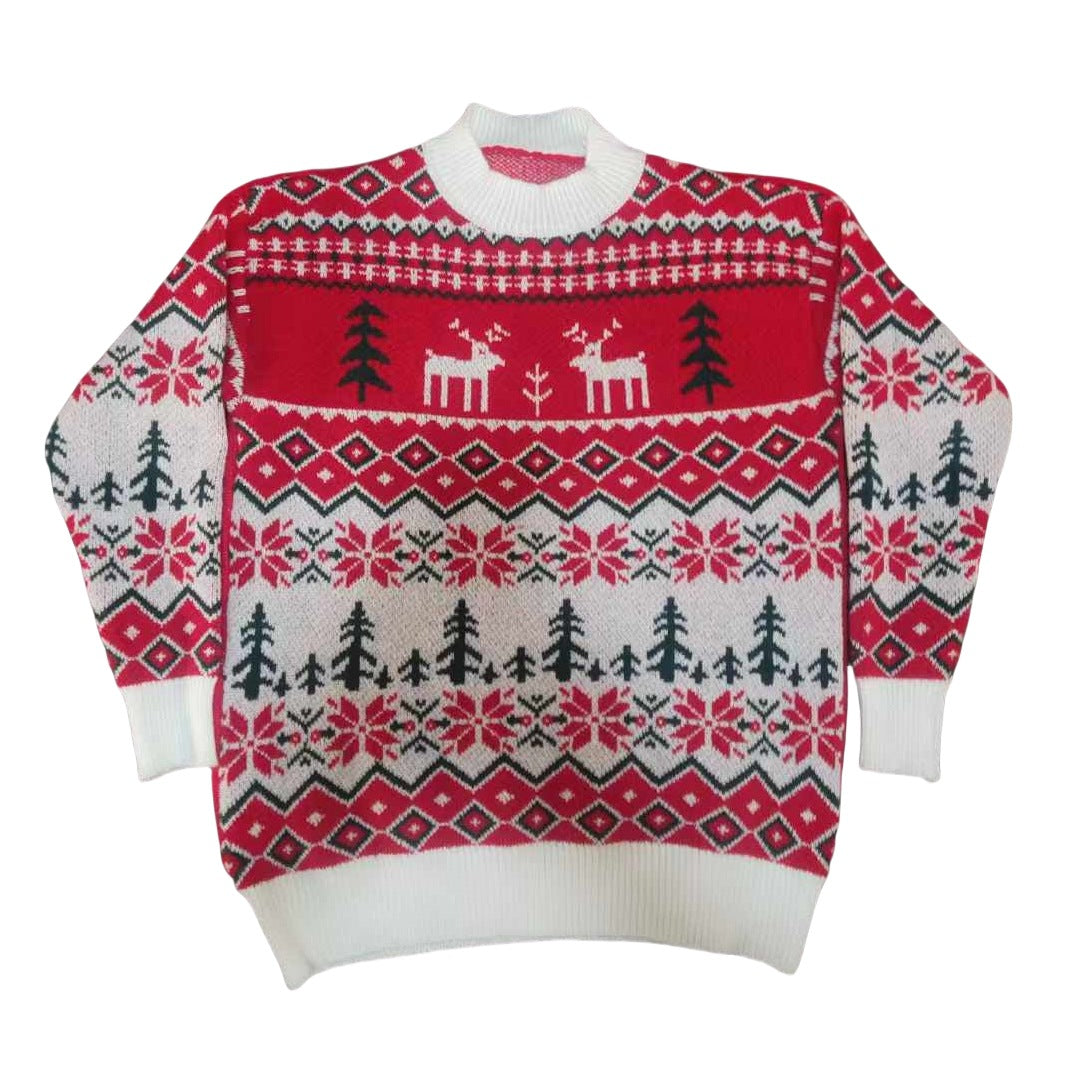 Norweger Weihnachtspullover Damen — Rentier Motiv 1