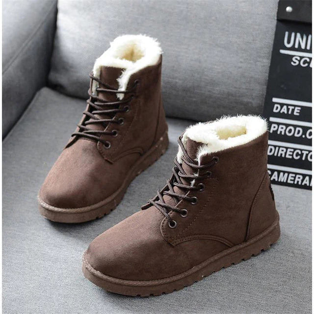 Winterstiefel Damen mit Kunstfell-Futter — Warm 2