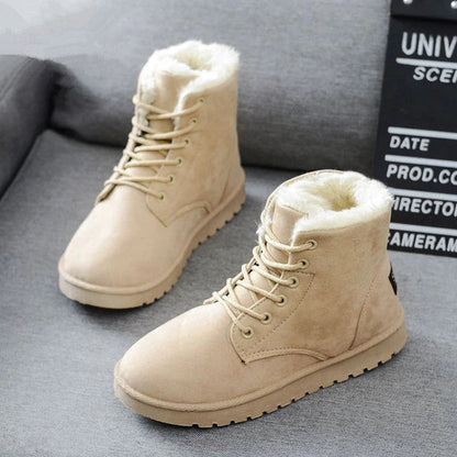 Winterstiefel Damen mit Kunstfell-Futter — Warm 1