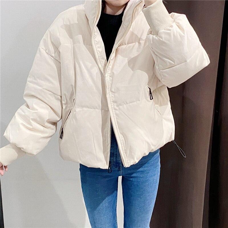 Women's High-Collar Puffer Jacket – Water-Resistant Winter 3