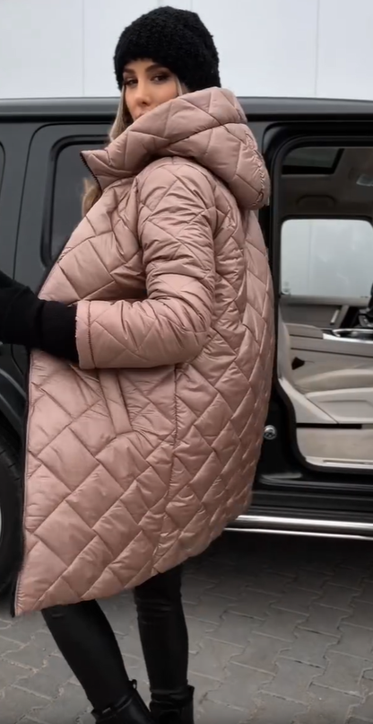 Bogna Quilted Puffer Jacket with Hood — Women's Winter Coat 2