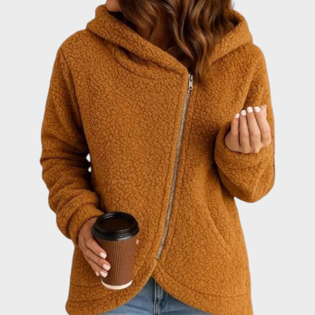 Women's Oversize Wool Sweatshirt — Long Sleeve Casual Top 4