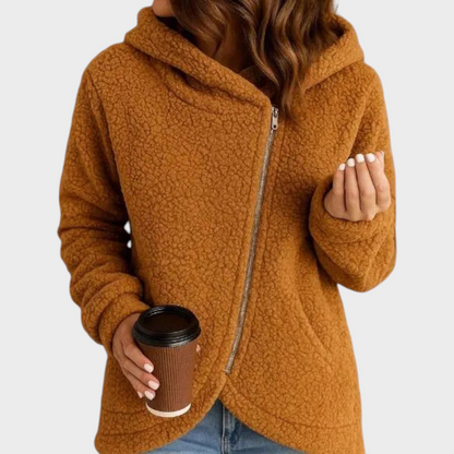 Women's Oversize Wool Sweatshirt — Long Sleeve Casual Top 4