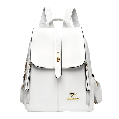 Emily Women's Leather Backpack — Elegant & Water-Repellent 10