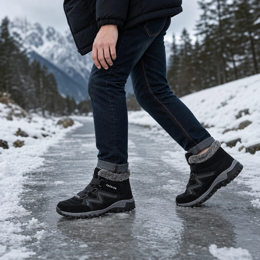 Women's Lined Winter Ankle Boots — Non-Slip Fleece Lining 2