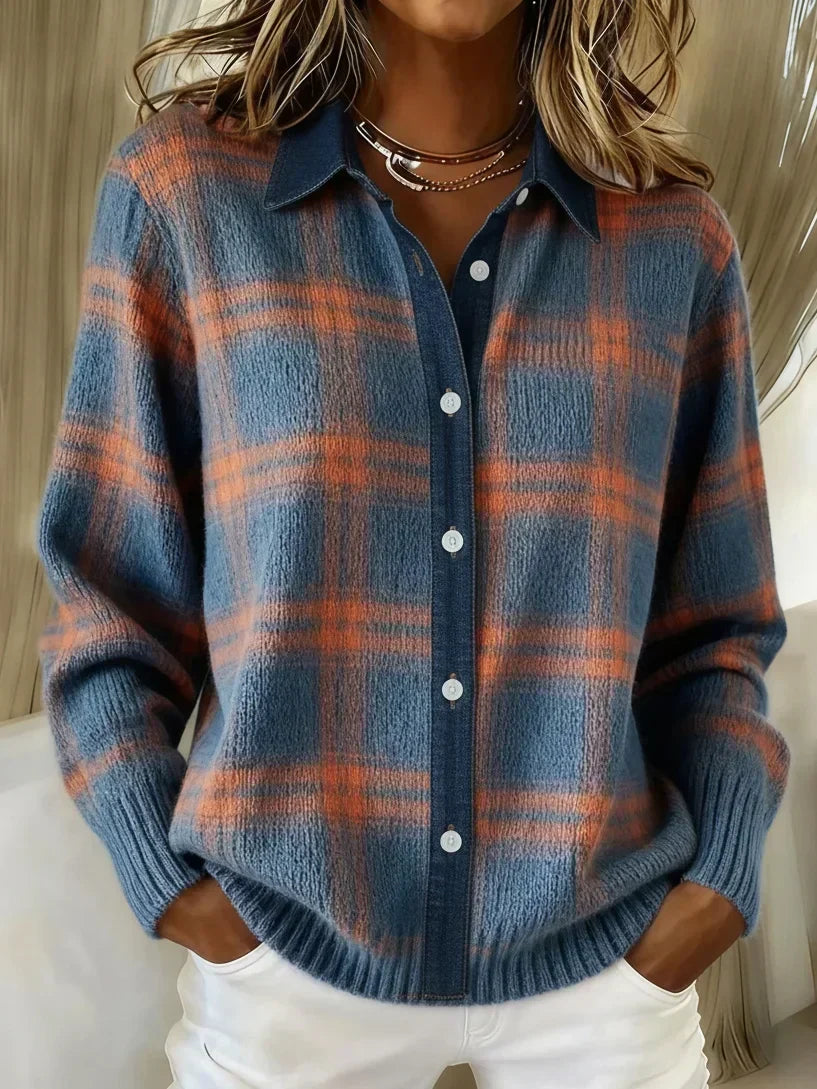 Sarah Women's Longline Cardigan — Elegant Button-Front 1