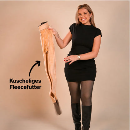 Fleece Thermo-Leggings Damen — Warm & Blickdicht Winterstrumpfhose