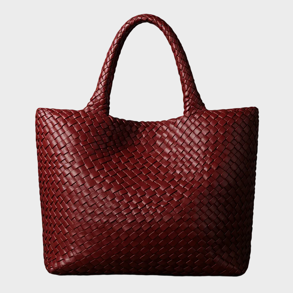 Handwoven Leather Tote Bag — Soft, Spacious & Timeless 4