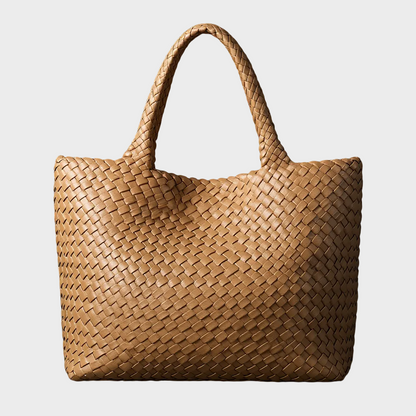 Handwoven Leather Tote Bag — Soft, Spacious & Timeless 5