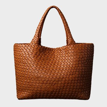 Handwoven Leather Tote Bag — Soft, Spacious & Timeless 1