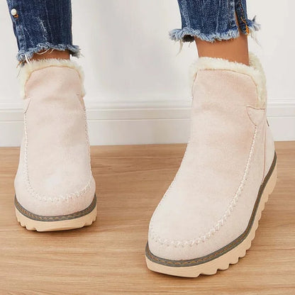 Freyolt Women's Lined Ankle Boots — Platform Winter Boots 2
