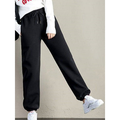 Women's Fleece Jogger Pants Warm — High Waist Relaxed Fit 3
