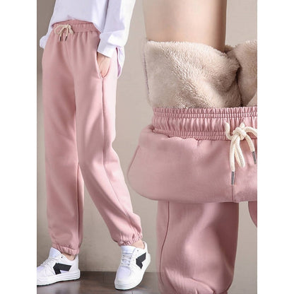 Women's Fleece Jogger Pants Warm — High Waist Relaxed Fit 7